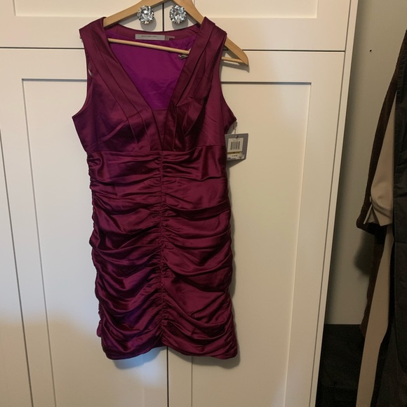 Suzi Chin satin stretch- NWT - 12 - Picture 1 of 9